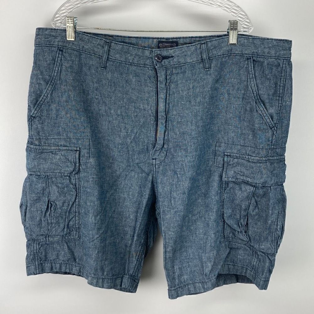 Levi Denim Cargo Shorts Mens Size 40
